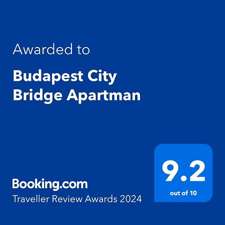 Budapest City Bridge Apartman Budapeste Exterior foto